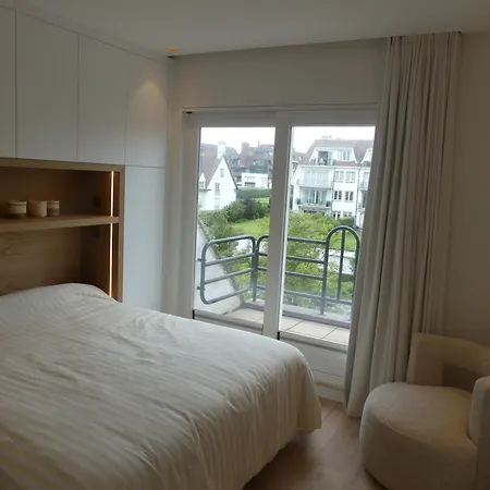 Luxury Tennis Gardens Zoute With Heated Swimming Pool At 200m From The With 2 Parking Places Apartment Knokke-Heist